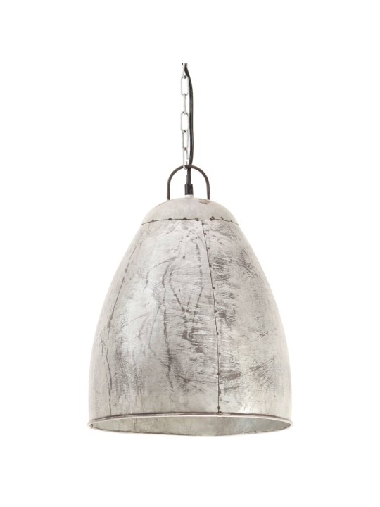 Griestu lampa, industriāls dizains, sudrabaina, 25 w, 32cm, e27