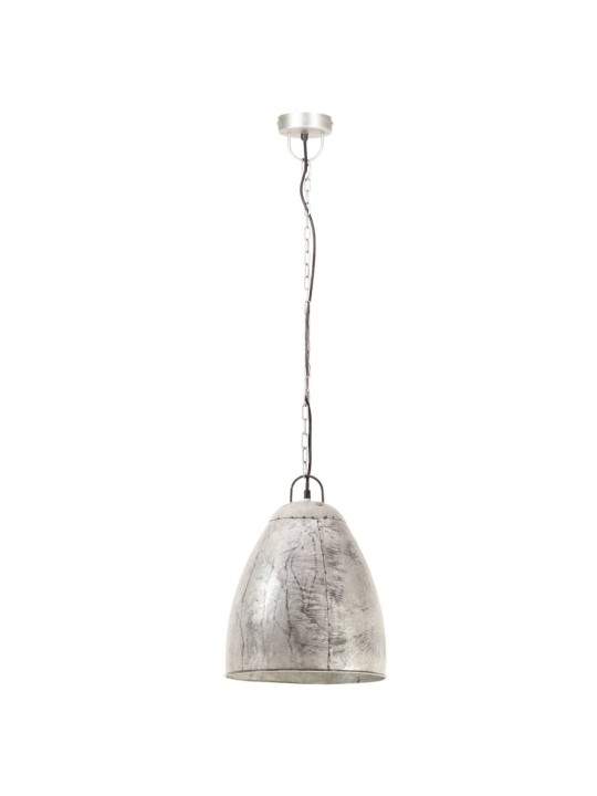 Griestu lampa, industriāls dizains, sudrabaina, 25 w, 32cm, e27