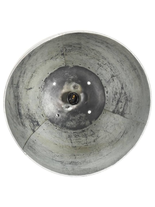Griestu lampa, industriāls dizains, sudrabaina, 25 w, 32cm, e27