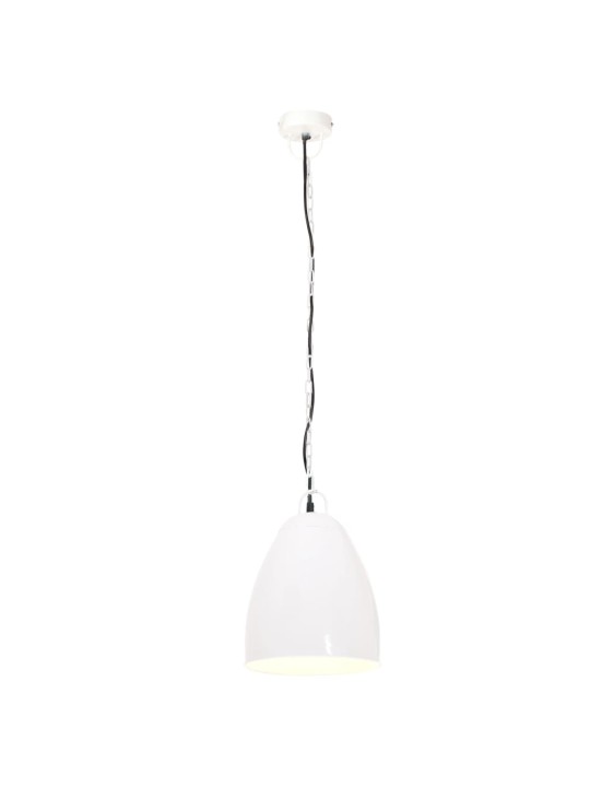 Griestu lampa, industriāls dizains, balta, 25 w, 32 cm, e27