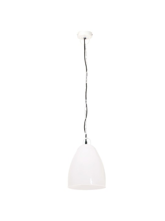 Griestu lampa, industriāls dizains, balta, 25 w, 32 cm, e27