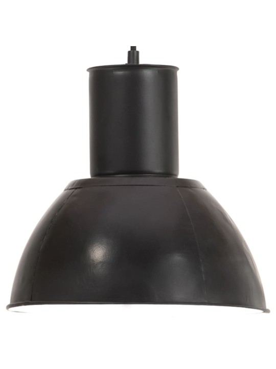 Griestu lampa, melna, apaļa, 25 w, 28,5 cm, e27