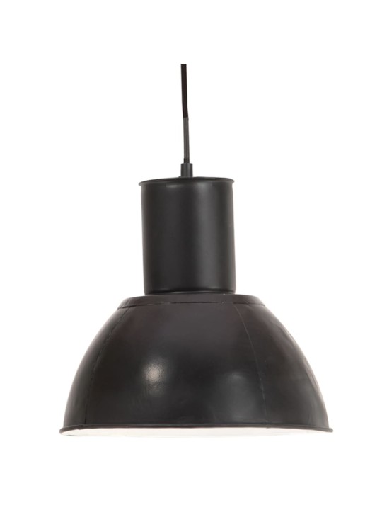 Griestu lampa, melna, apaļa, 25 w, 28,5 cm, e27