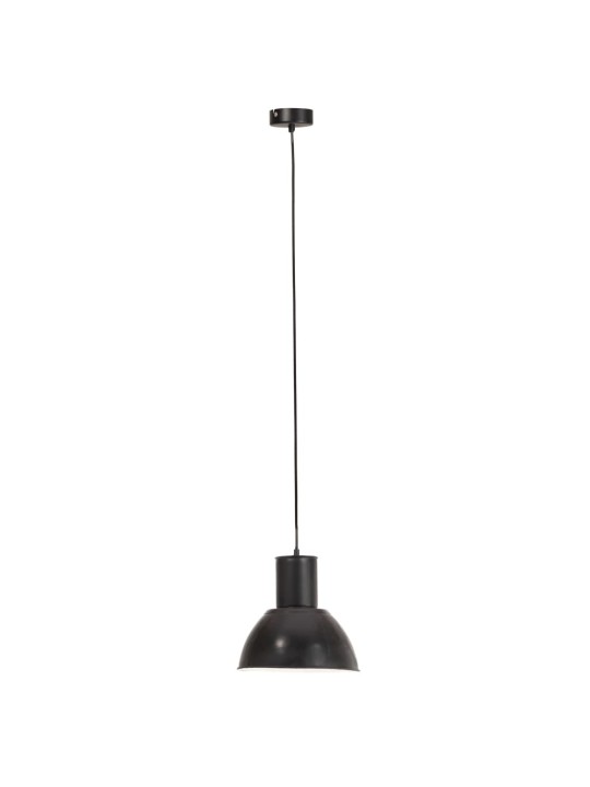 Griestu lampa, melna, apaļa, 25 w, 28,5 cm, e27