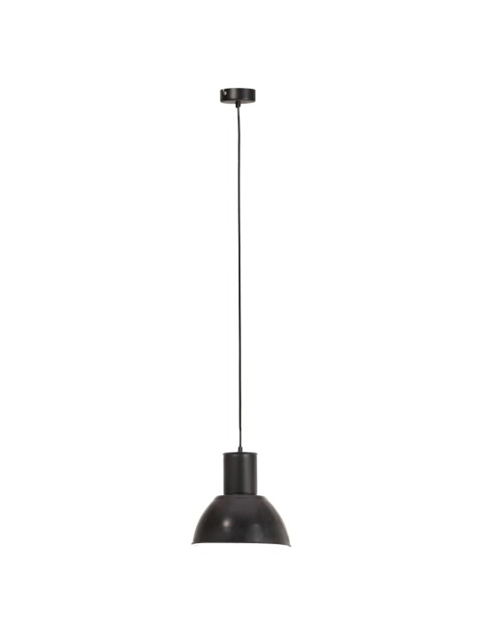 Griestu lampa, melna, apaļa, 25 w, 28,5 cm, e27