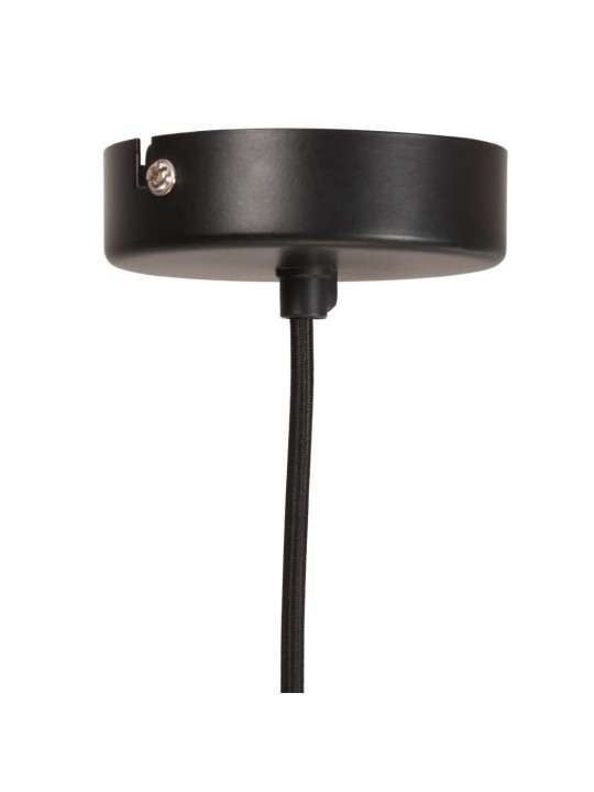 Griestu lampa, melna, apaļa, 25 w, 28,5 cm, e27