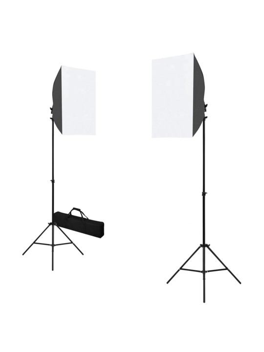Fotostudijas komplekts – gaismas izkliedētāji un fons