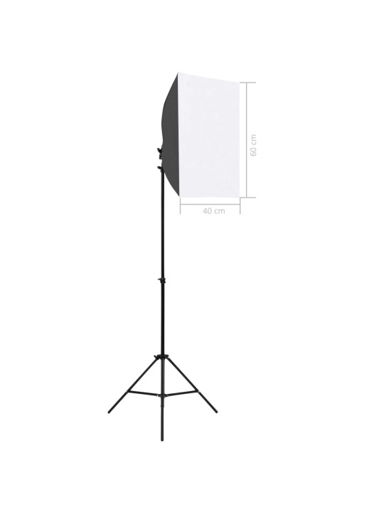 Fotostudijas komplekts – gaismas izkliedētāji un fons