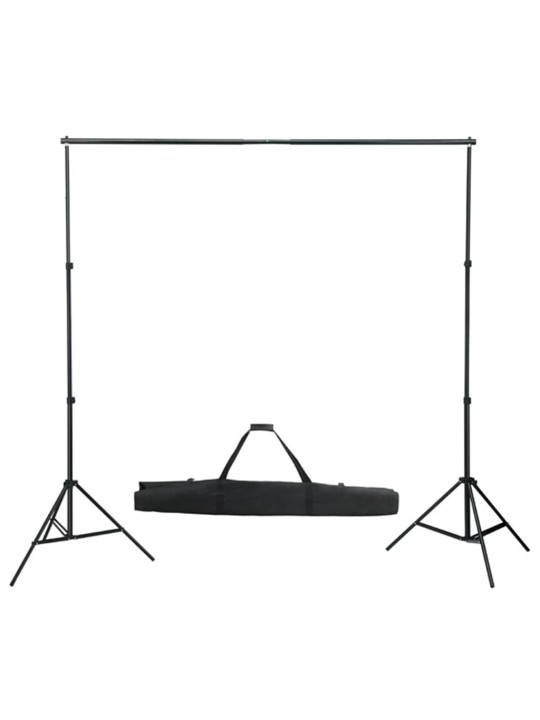 Fotostudijas komplekts, gaismas un fons