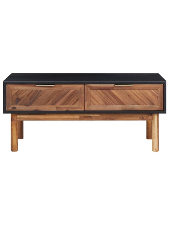 Kafijas galdiņš, 90x50x40 cm, akācijas masīvkoks, mdf