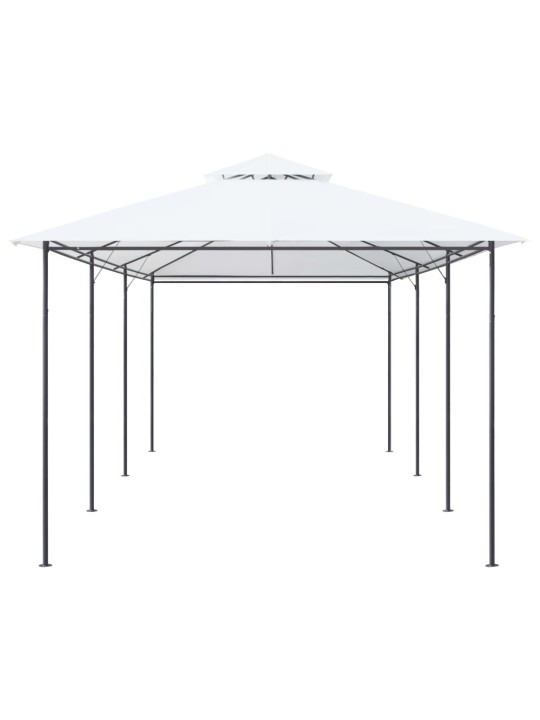 Dārza nojume, 600x298x270 cm, balta, 180g/m²