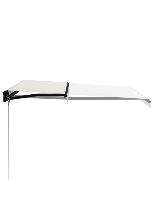 Izvelkama markīze ar led, manuāla, 300x250 cm, krēmkrāsā