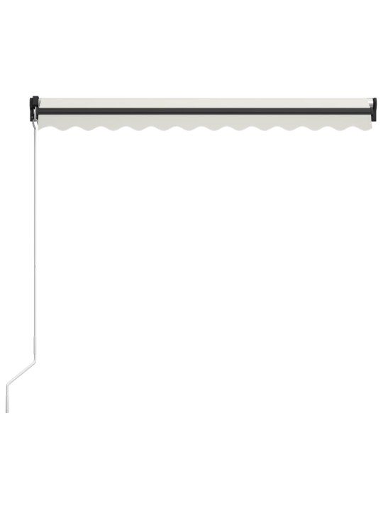 Izvelkama markīze ar led, manuāla, 300x250 cm, krēmkrāsā
