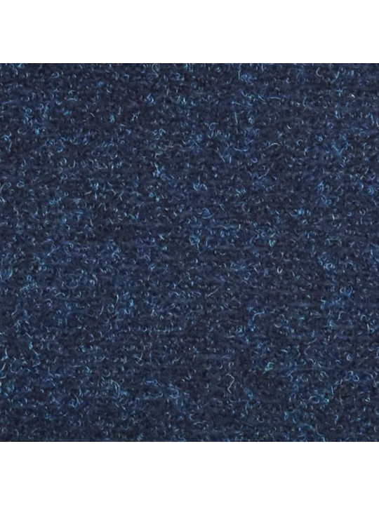 Kāpņu paklāji, 15 gab., pašlīmējoši, 56x17x3 cm, zili