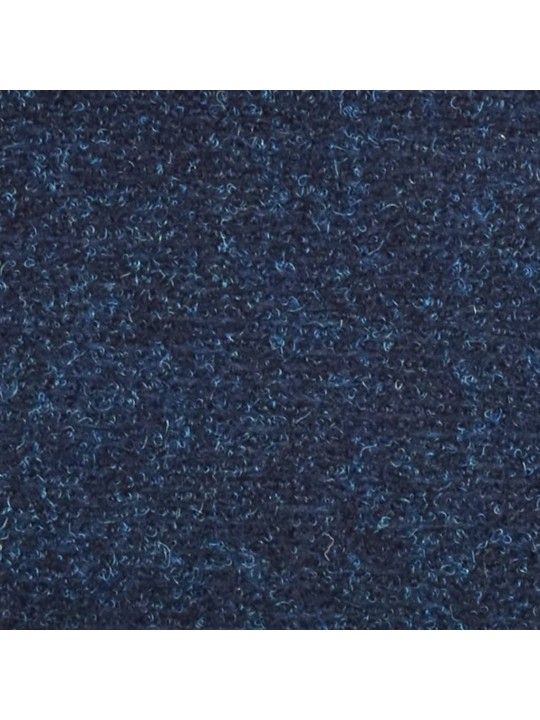 Kāpņu paklāji, 15 gab., pašlīmējoši, 65x21x4 cm, zili
