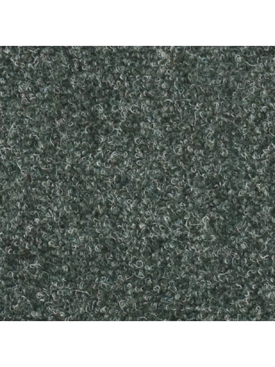 Kāpņu paklāji, 15 gab., pašlīmējoši, 65x21x4 cm, zaļi