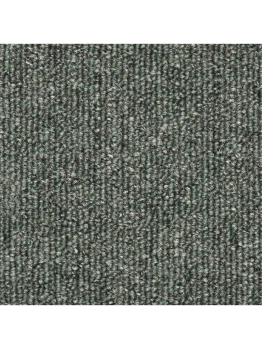 Kāpņu paklāji, 15 gab., 65x24x4 cm, tumši zaļi