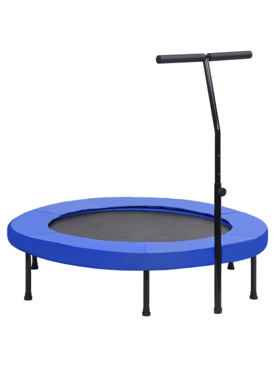 Fitnesa batuts ar rokturi un aizsargapmali, 122 cm