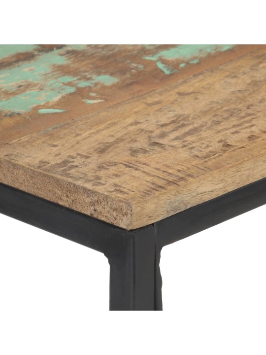 Konsoles galdiņš, 110x35x75 cm, pārstrādāts masīvkoks