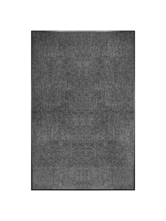 Durvju paklājs, mazgājams, antracītpelēks, 120x180 cm