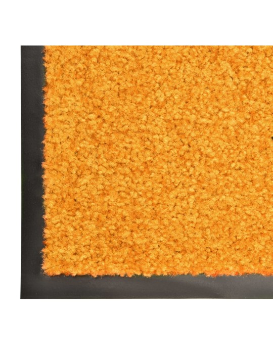 Durvju paklājs, mazgājams, oranžs, 120x180 cm