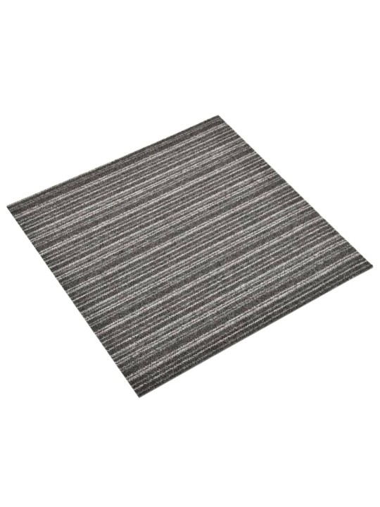 Paklājflīzes, 20 gab., 5 m², 50x50 cm, antracītpelēkas