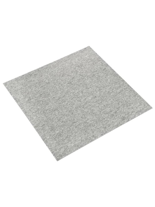 Paklājflīzes, 20 gab., 5 m², 50x50 cm, gaiši pelēkas
