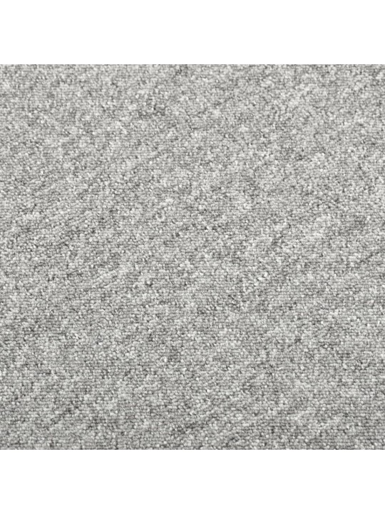 Paklājflīzes, 20 gab., 5 m², 50x50 cm, gaiši pelēkas
