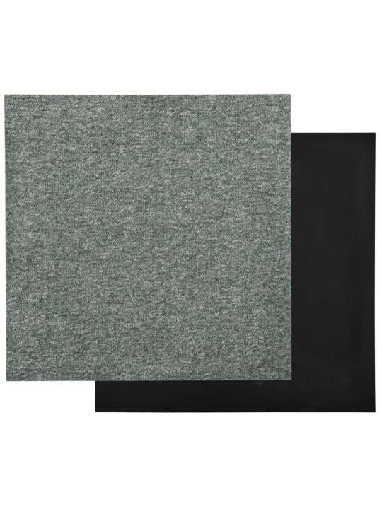 Paklājflīzes, 20 gab., 5 m², 50x50 cm, zaļas