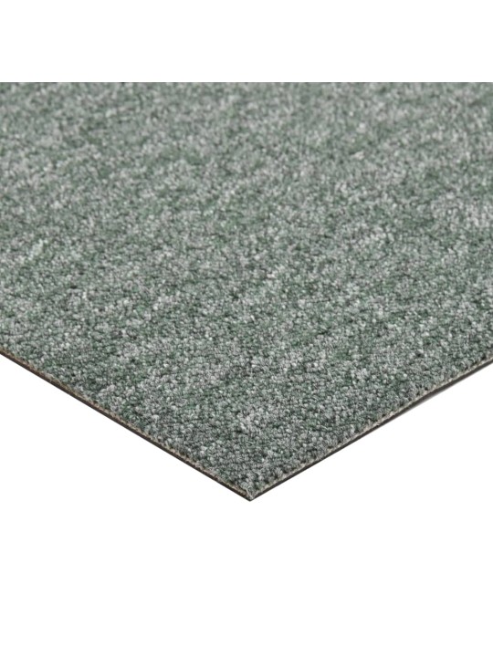 Paklājflīzes, 20 gab., 5 m², 50x50 cm, zaļas