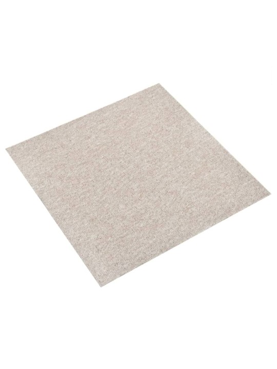 Paklājflīzes, 20 gab., 5 m², 50x50 cm, gaiši bēšas