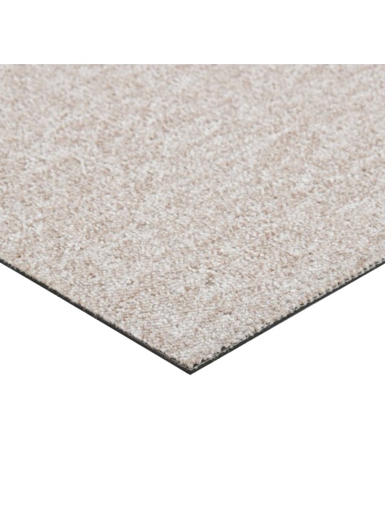 Paklājflīzes, 20 gab., 5 m², 50x50 cm, gaiši bēšas