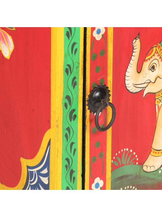 Augstais skapītis, krāsots ar rokām, 40x30x120 cm, mango koks