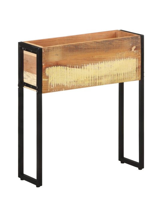 Puķu kaste, 60x20x68 cm, pārstrādāts masīvkoks