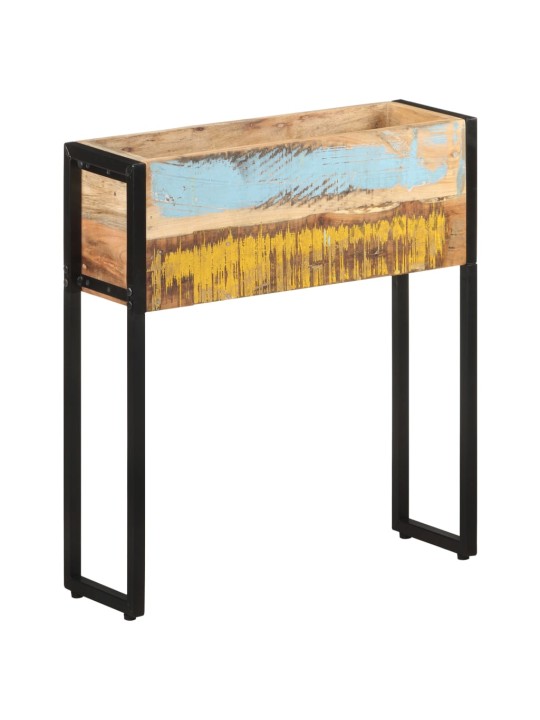 Puķu kaste, 60x20x68 cm, pārstrādāts masīvkoks