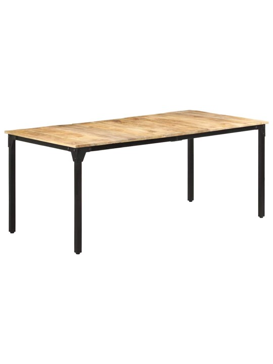 Virtuves galds, 180x90x76 cm, neapstrādāts mango koks
