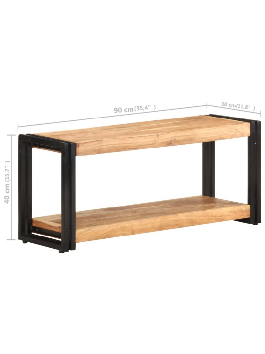 Tv galdiņš, 90x30x40 cm, akācijas masīvkoks