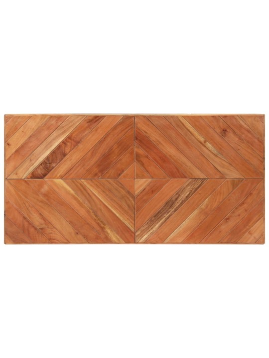 Virtuves galds, 120x60x76 cm, akācijas un mango masīvkoks