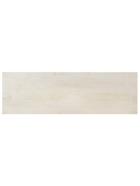 Konsoles galdiņš, balts, 115x35x77 cm, neapstrādāts mango koks