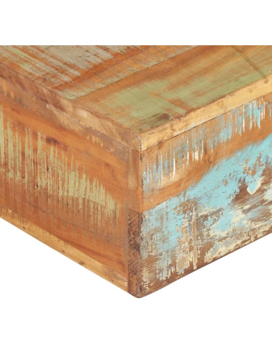 Kafijas galdiņš, 80x80x28 cm, pārstrādāts masīvkoks