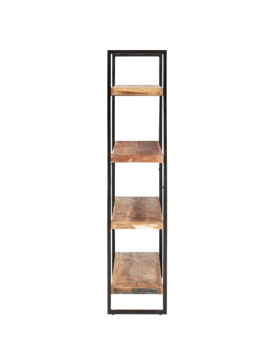 Grāmatu skapis, 4 plaukti, 160x40x180 cm, pārstrādāts masīvkoks