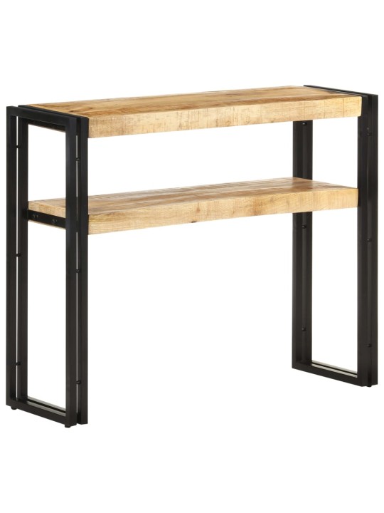 Konsoles galdiņš, 90x30x75 cm, neapstrādāts mango koks