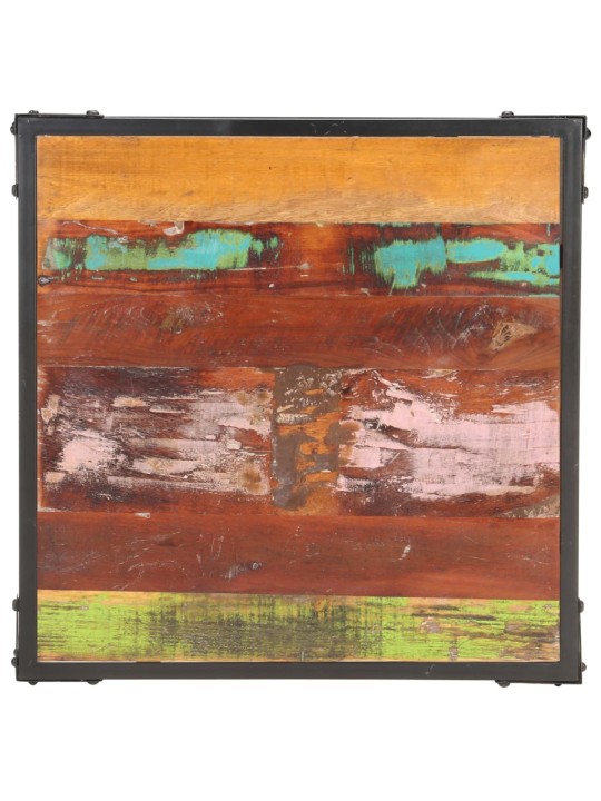 Kafijas galdiņš, 60x60x35 cm, pārstrādāts masīvkoks