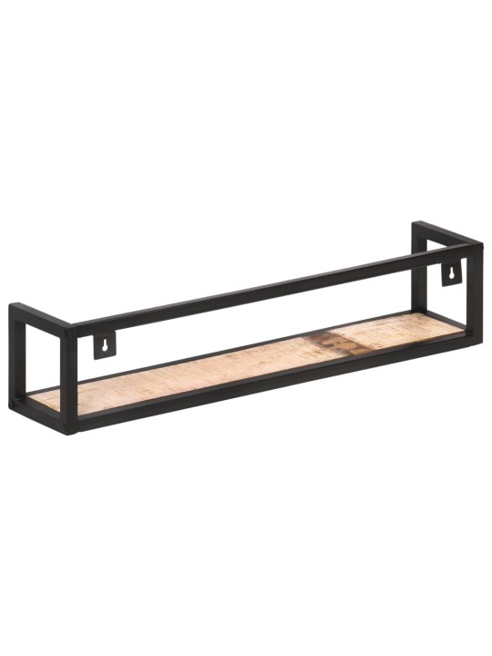 Sienas plaukti, 2 gab., 80 cm, pārstrādāts masīvkoks