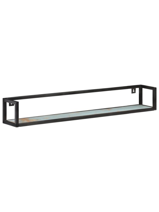 Sienas plaukti, 2 gab., 120 cm, pārstrādāts masīvkoks