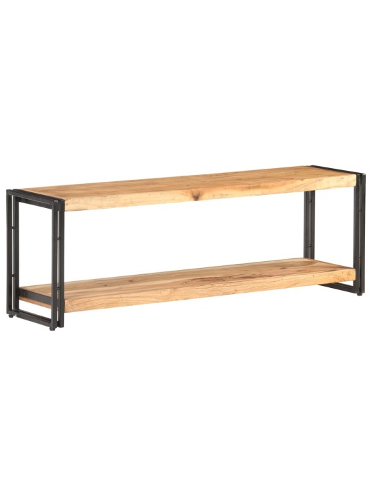 Tv plauktiņš, 120x30x40 cm, akācijas masīvkoks
