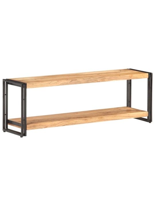 Tv plauktiņš, 120x30x40 cm, akācijas masīvkoks