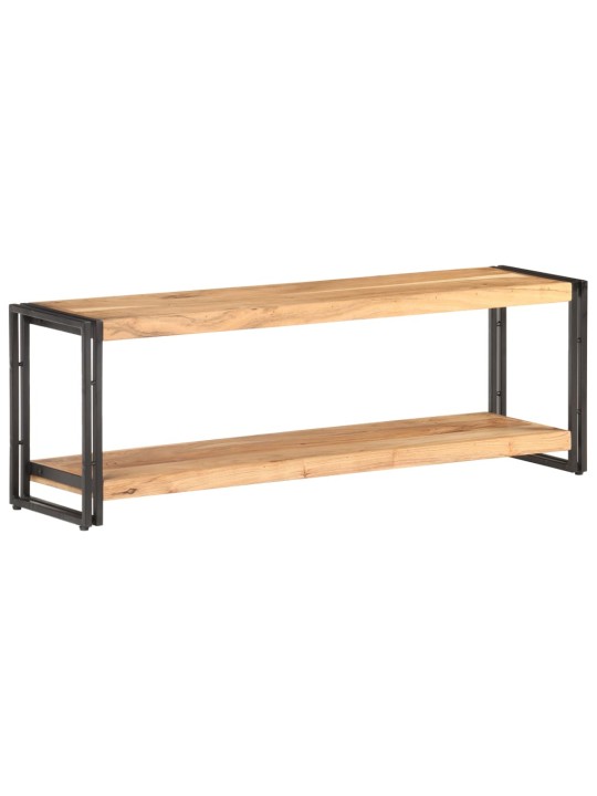 Tv plauktiņš, 120x30x40 cm, akācijas masīvkoks