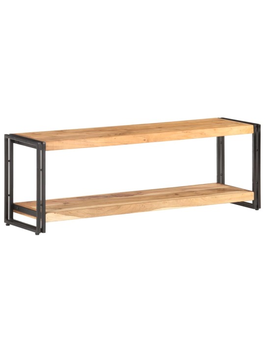 Tv plauktiņš, 120x30x40 cm, akācijas masīvkoks