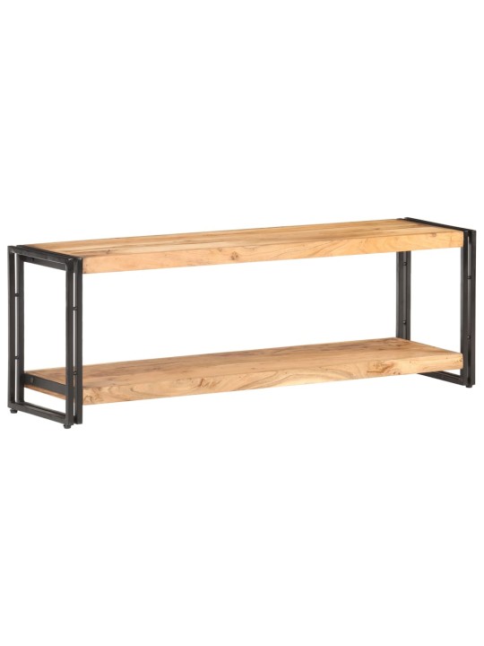 Tv plauktiņš, 120x30x40 cm, akācijas masīvkoks
